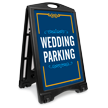 Wedding Parking Portable Sidewalk Sign