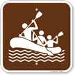 Whitewater Rafting Campground Sign