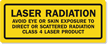 Class 4 Laser Label