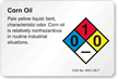 Carbon Black Powder NFPA Chemical Hazard Label
