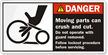 Moving Parts Can Crush Lockout Procedure Label