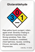 Glutaraldehyde NFPA Chemical Label