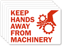 Keep Hands Away From Machinery Labels