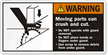Moving Parts Can Crush Keep Hands Fingers Away
