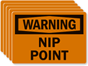 Nip Point Laminated Vinyl Labels (Set Of 5)