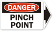 Danger Pinch Point Label
