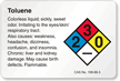 Osmium Tetroxide NFPA Chemical Hazard Label