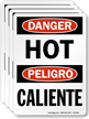 Hot Caliente OSHA Danger Label