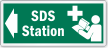 SDS Station, Read Operator's Manual Left Arrow Label