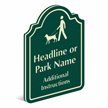 Add Custom Headline Or Park Name PermaCarve Sign