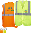 Custom Logo, Class 2, Type R Reflective Safety Vest