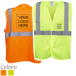 Custom Logo, Class 2, Type R Reflective Safety Vest