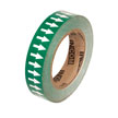 Green Background with White Arrows Tape   1" x 108'