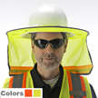 Hard Hat Brimmed Neck Shade
