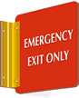 Emergency Exit Sign Projecting Sign