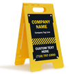 Add Your Text Custom Standing Floor Sign