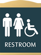 Esquire Braille Restroom Sign