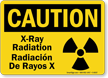 Caution X Ray Radiation Sign