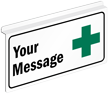 Custom First Aid Two Sided Z Ceiling Sign