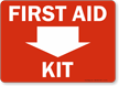 First Aid Kit Sign