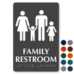 Family Restroom TactileTouch Braille Sign