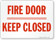 Fire Door Keep Closed Sign