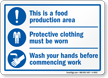 Protective Clothing Must Be Worn Sign