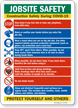 Jobsite Safety Construction Safety Protect Yourself Sign