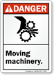 Danger Moving Machinery Sign