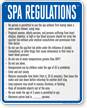 Nebraska Spa Regulations Sign