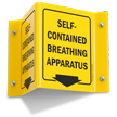 Self Contained Breathing Apparatus (with arrow)