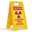 Caution Radiation Area Authorized Personnel Only Sign