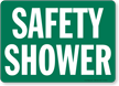 Safety Shower Sign