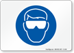 Safety Glasses Symbol Sign