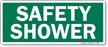 Safety Shower Sign