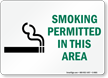Smoking Permitted In This Area