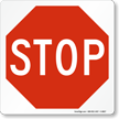STOP Magnetic Door Sign