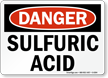 Danger Sulfuric Acid Sign