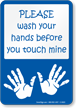 Please Wash Your Hands Sign
