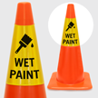 Wet Paint Cone Collar