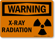 Warning X Ray Radiation Sign