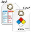 2 Sided NFPA Hazardous Material Tag