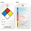 Chemical Name Self Laminating 2 Sided Tag