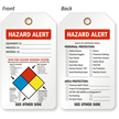 Hazard Alert 2 Sided Tag