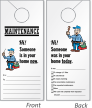 Maintenance Personnel In Your Home Door Hanger