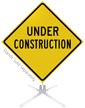 Under Construction Road Roll Up Sign
