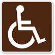 Handicapped Symbol - Traffic Sign
