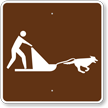 Dog Sledding, MUTCD Guide Sign for Campground