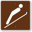 Ski Jumping, MUTCD Guide Sign for Campground