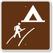 Walk-In Camp, MUTCD Guide Sign for Campground